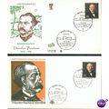 Germany FDC 1970 - SG B344 - Theodor Fontane 18...