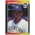 1989 Donruss - #412 - Christopher (Chris) Louis...