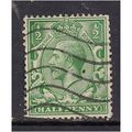 GB 1912 - 24 KGV 1/2d Green shades Wmk 100.(L727 )