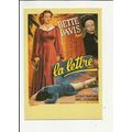 THE LETTER Bette Davis Poster Art Postcard by Z...