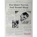THE WANDER COMPANY 1934 quiet nerves sound slee...