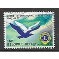 BELGIUM 1977 LIONS INTERNATIONAL 14F GULLS IN F...