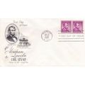 United States 1958 4c Lincoln coil stamp FDC Wh...