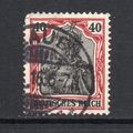Germany - 1905-11 - 40pf Black & Red, Used
