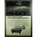 1968 BMW Car Ad - The Worst Road You Can Find
