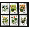 BULGARIA 1988 FLOWERS SG3848 / 3854 SET 6 VALS ...