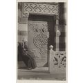 Cairo Artistic Door Egypt Real Photo Old Postcard