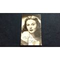 Black And White Preprinted Autograph Photo Haze...
