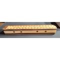 Serpentine Wooden Incense Box Burner, 12 Inches