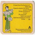 BEER MAT - GREENE KING BREWERY - THE ALE GAME -...