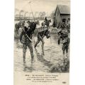 1914 POSTCARD Belgium "French Soldiers Fishing ...