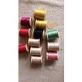 12 x 25 gm Spools of Madeira Viscose Thread kni...