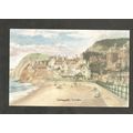 Postcard Devon Sidmouth Watercolour by David Skipp
