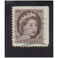 1954 canada queen elizabeth11 1cf/u sg463b