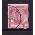 MALAYSIA / SELANGOR 1949 SG 98 10c PURPLE FINE ...