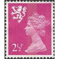 SCOTLAND, Queen Elizabeth Machin, pink 1971, 2½p