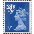 SCOTLAND, Queen Elizabeth Machin, blue 1971, 3p