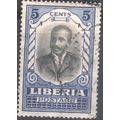 Liberia 1921 - SG403 - 5c black and blue - Pres...