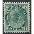 Canada 1898 SG151 1c Blue-Green Mounted Mint . ..