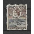 KUT.SG167 5c Owen Falls Dam.Fine Used.Aug19