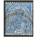 India 1912 SG170 2a6p Ultramarine Fine Used ... ..