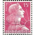 FRANCE, Marianne - Muller, red 1955, 15F