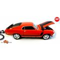 RARE KEYCHAIN 1970 ORANGE FORD MUSTANG BOSS 302...