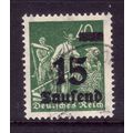 GERMANY 1923 15T on 40M GREEN REAPERS SG 276 FI...