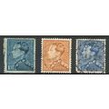 Belgium stamps 1936 - SG 761 - 770 - 771 - King...