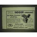 1934 Redfield Micrometer and Globe Sights Ad - Prepare for the greatest