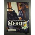 1984 Merit Cigarettes Ad - A World of Flavor