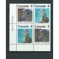 canada imprint tagged inscription corner blocks...