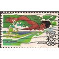 USA, OLYMPICS, Los Angeles 1984, Swimming, gree...