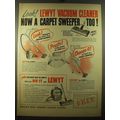 1950 Lewyt Vacuum Cleaners Ad - Look! Lewyt vac...