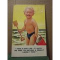 KIDDY SEASIDE POSTCARD used BAMFORTH & CO. no 8...