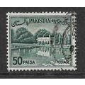 PAKISTAN 1961 50p GREEN SHALIMAR GARDENS LAHORE...