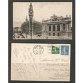 France Postcard Lille, La Bourse Et La Theatre,...