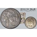 Australia 2016 $1 MoR - Die Chip on Big Kangaro...