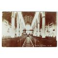 Suffolk postcard Southwold Church interior