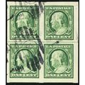 383, Used Superb 1¢ Block of Four - Stuart Katz