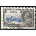 Cyprus 1935 SG144 3/4pi Ultramarine & Grey Silv...