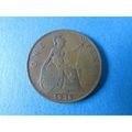 1928 GEORGE V ONE PENNY FREE POST. Y
