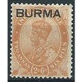 Burma 1937 SG6 2 1/2a Orange Mounted Mint .. ..