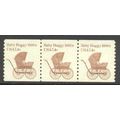 1902 7.4c Baby Buggy Fine MNH Dry Gum PNC 2/3 V...