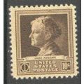 878 10c Jane Addams Fine MNH GA0347