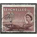 Seychelles 1956 SG183a 75c Purple-Brown Fine Us...