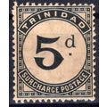 Trinidad J14 VLH 5d black postage due, Wmk mult...