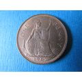 1967 QUEEN ELIZABETH II ONE PENNY FREE POST. (j...