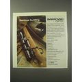 1985 Swarovski Scopes Ad - Serious Hunting