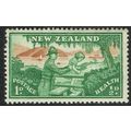 New Zealand 1946 Health Issue 1d +½d Green and ...